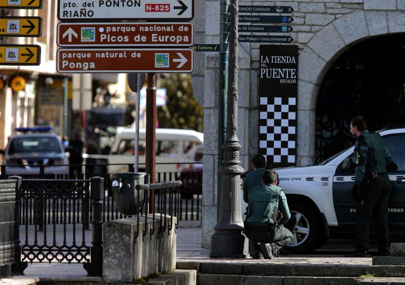 Atraco en una sucursal bancaria de Cangas de Onís