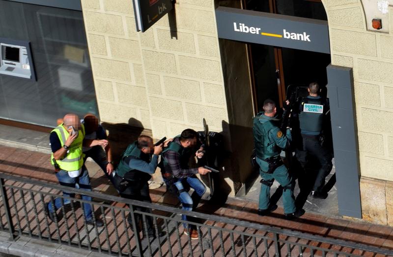 Atraco en una sucursal bancaria de Cangas de Onís