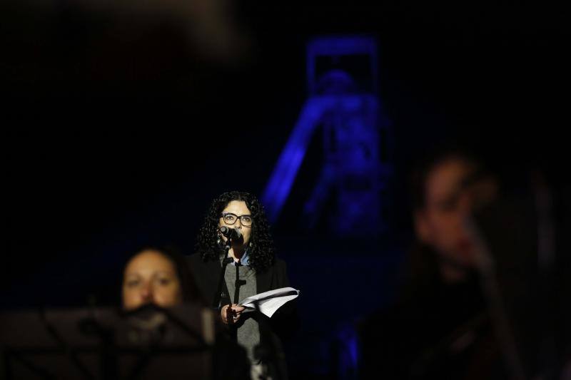 Multitudinario homenaje en el pozo Sotón a los mineros fallecidos