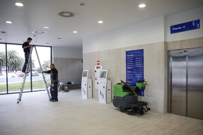 El hospital de Jove ya tiene listo su nuevo edificio de consultas