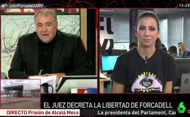 El cariñoso gesto de Ferreras a Ana Pastor que se le escapó en directo