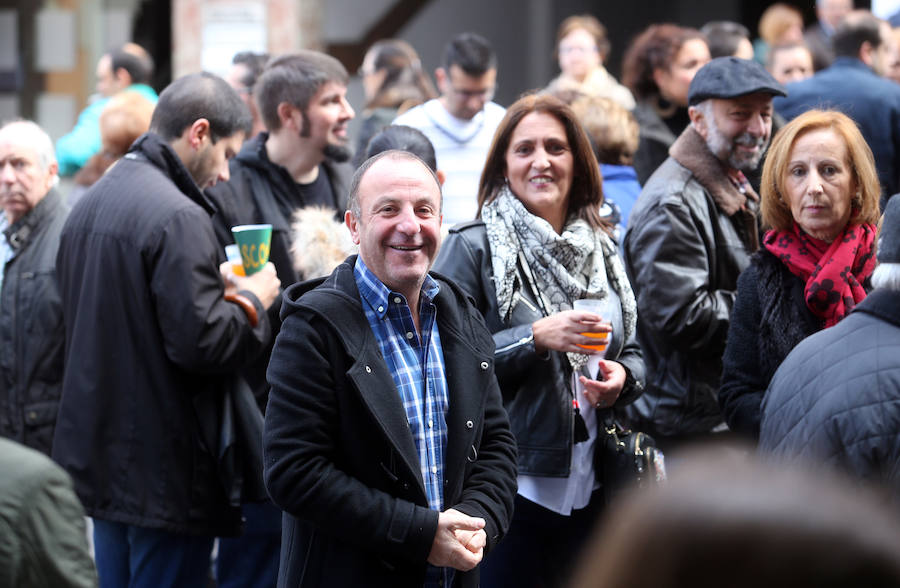 El amagüestu se riega con sidra en Gascona