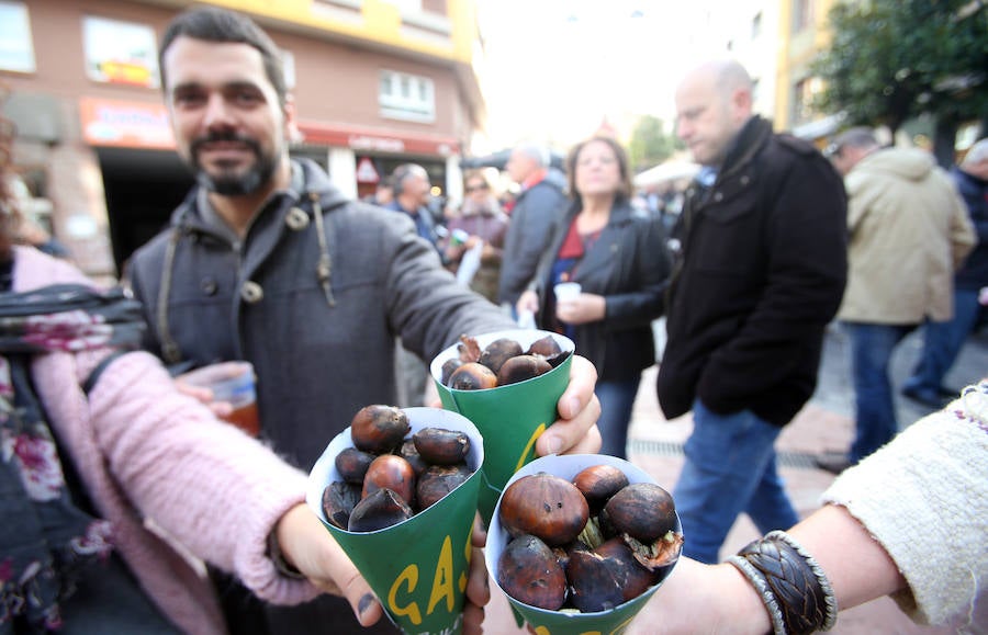 El amagüestu se riega con sidra en Gascona