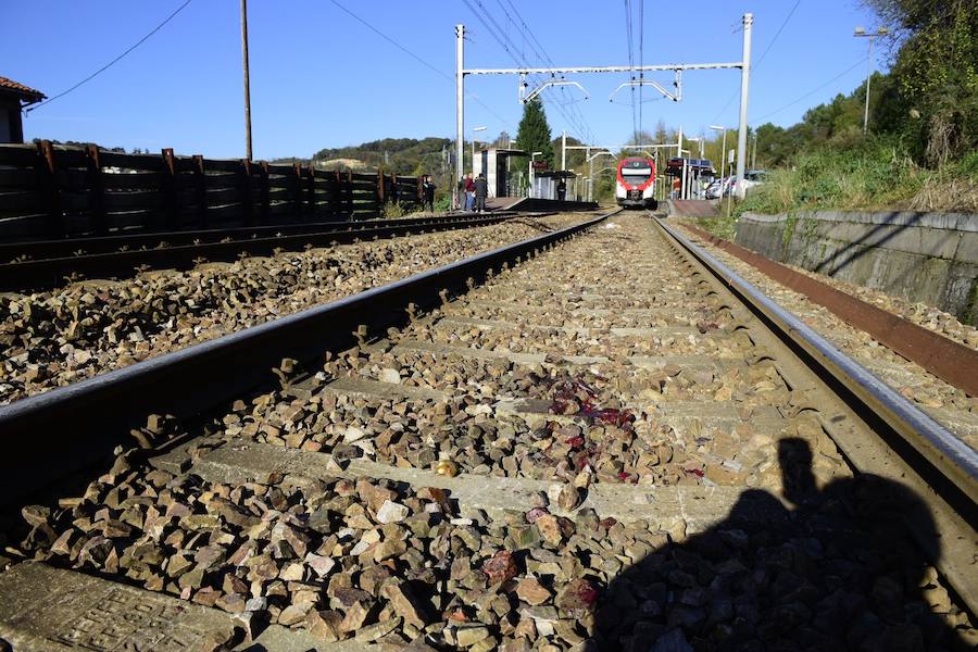 Fallece un hombre de 90 años tras ser arrollado por un tren en el apeadero de Las Segadas