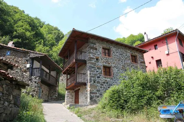 La aldea de Viboli, en el concejo de Ponga. 