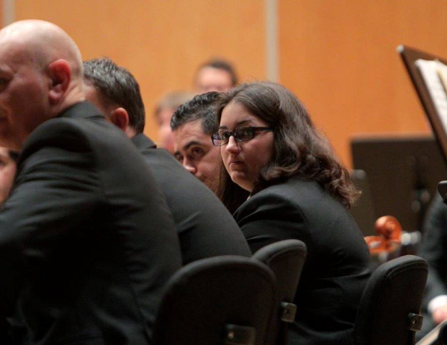 En el intermedio del concierto se rindió homenaje a Francisco Vigil, primer director de la agrupación