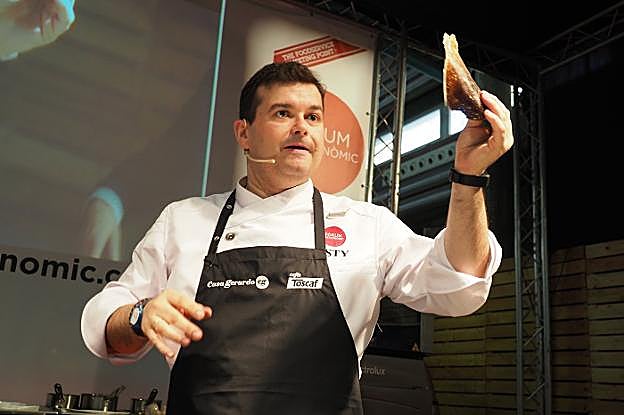 Marcos Morán, durante la ponencia.