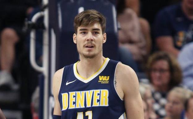 Juancho Hernángomez, durante un partido. 