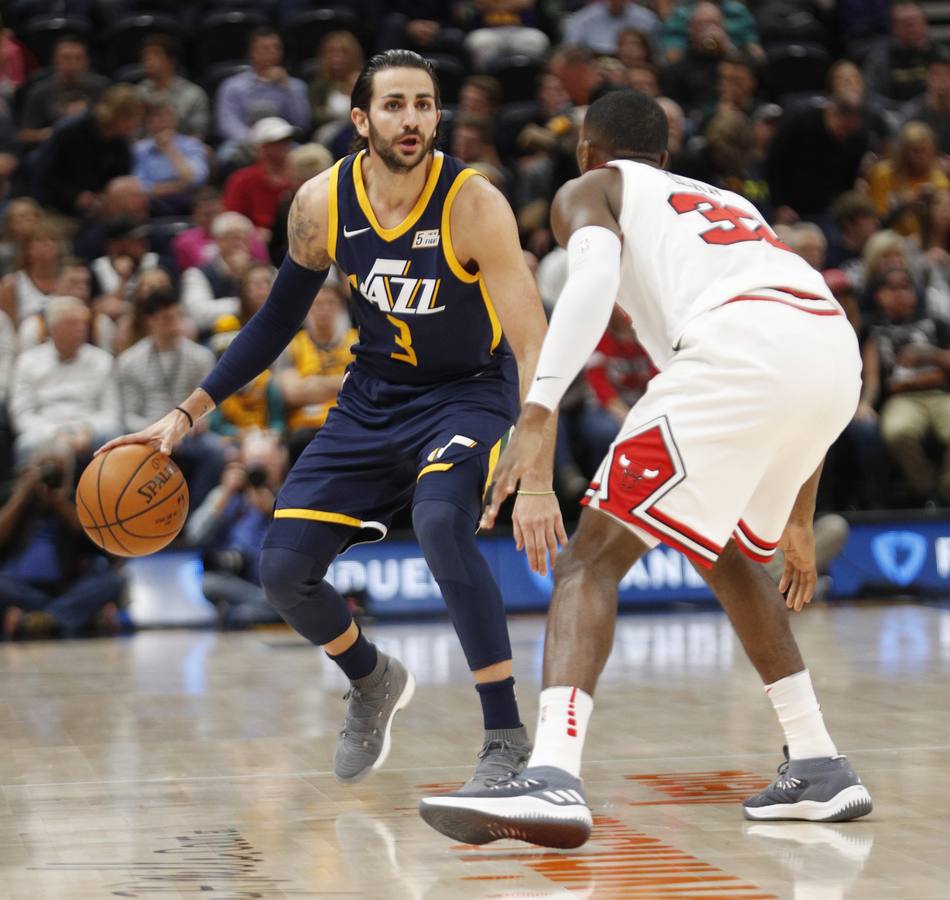 Ricky Rubio, ante los Bulls. 