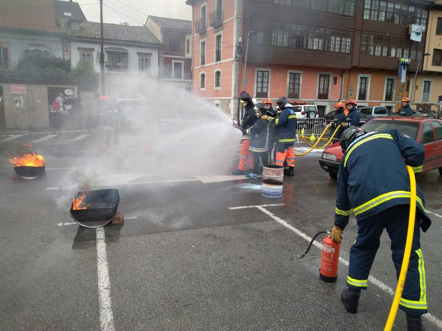 La actividad se prolongó por espacio de casi tres horas