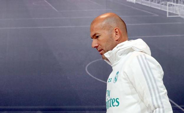 Zinedine Zidane, técnico del Real Madrid. 