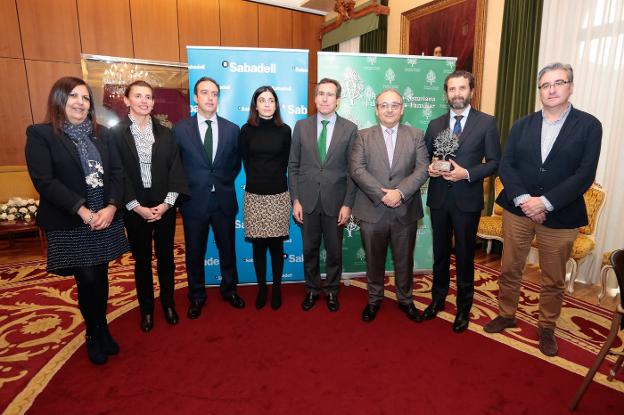 La presentación del premio tuvo lugar en el Ayuntamiento . 