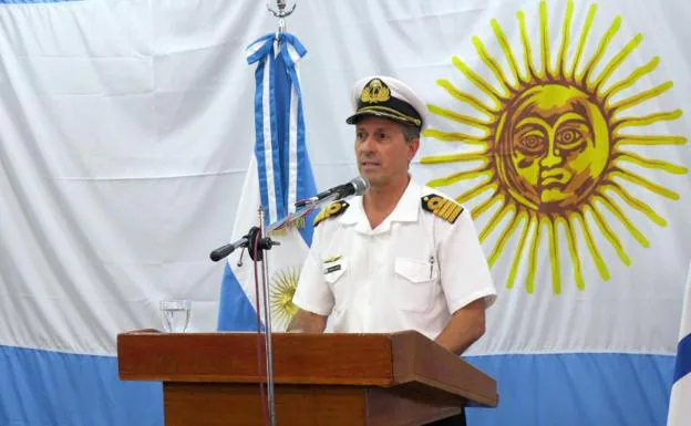 Enrique Balbi, portavoz de la Armada Argentina.
