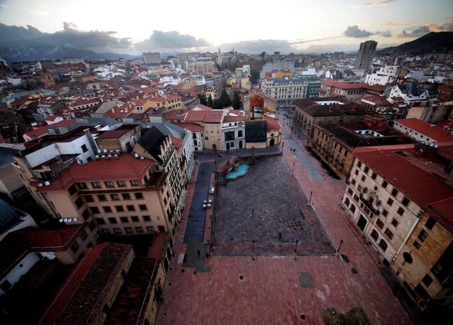 Las vistas desde la Catedral de Oviedo