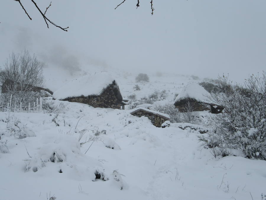 El Principado, cubierto por la nieve