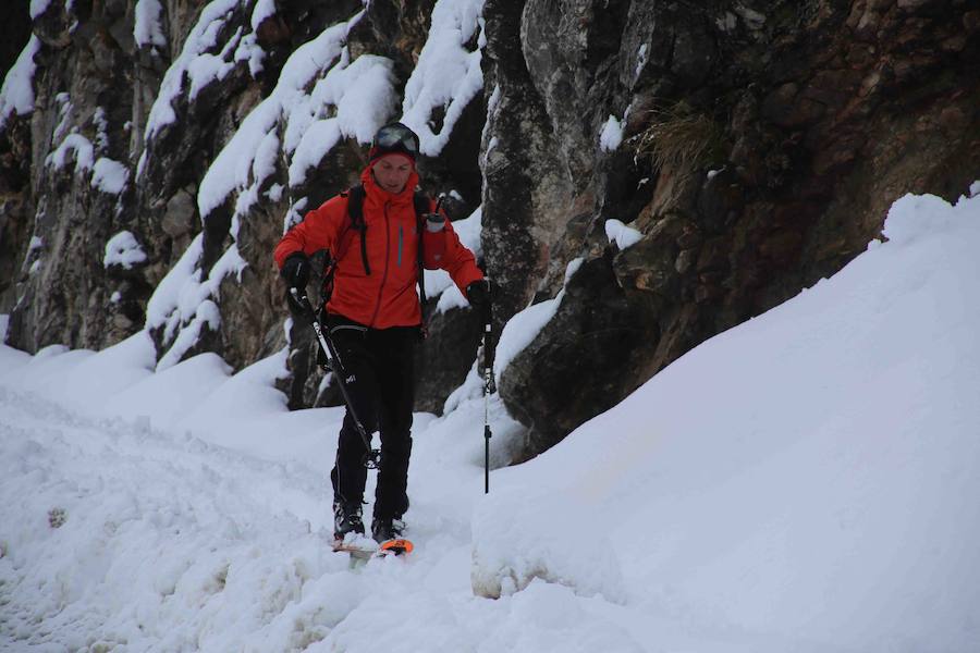 El Principado, cubierto por la nieve