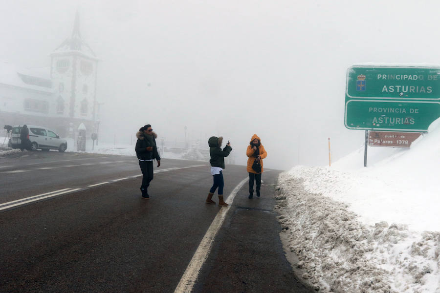 El Principado, cubierto por la nieve