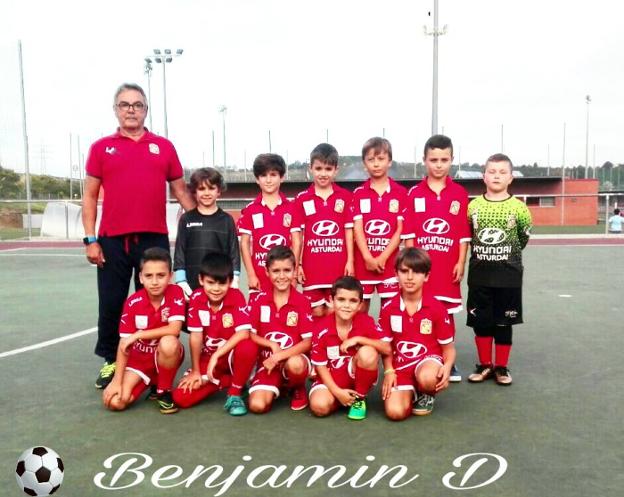 Equipo benjamín D del Llano 2000. 