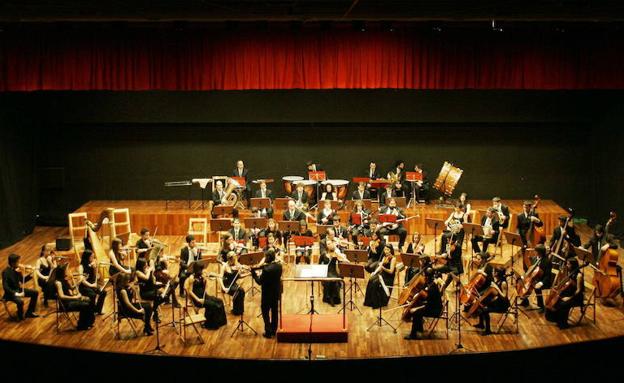 Concierto de Año Nuevo del año pasado en la Casa de Cultura de Avilés.