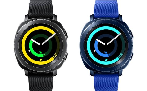 Samsung Gear Sport en negro y azul.