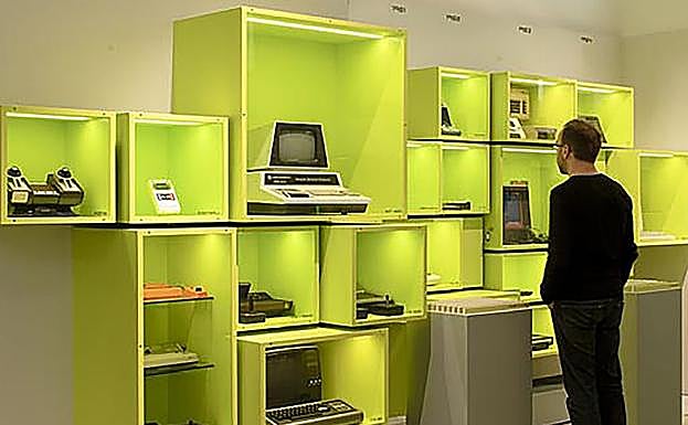 Una de las salas del Computer Spiele Museum.