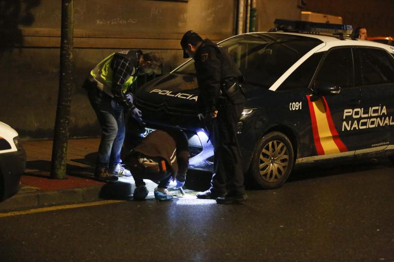 Las imágenes del crimen en La Felguera