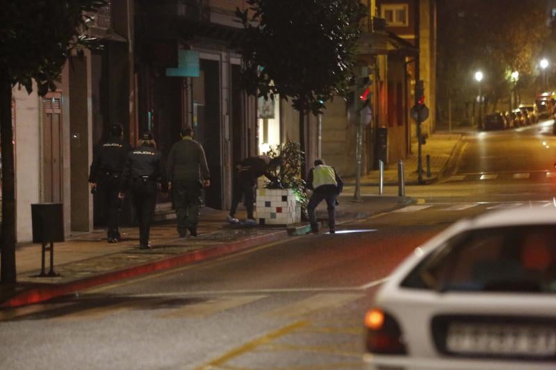 Las imágenes del crimen en La Felguera