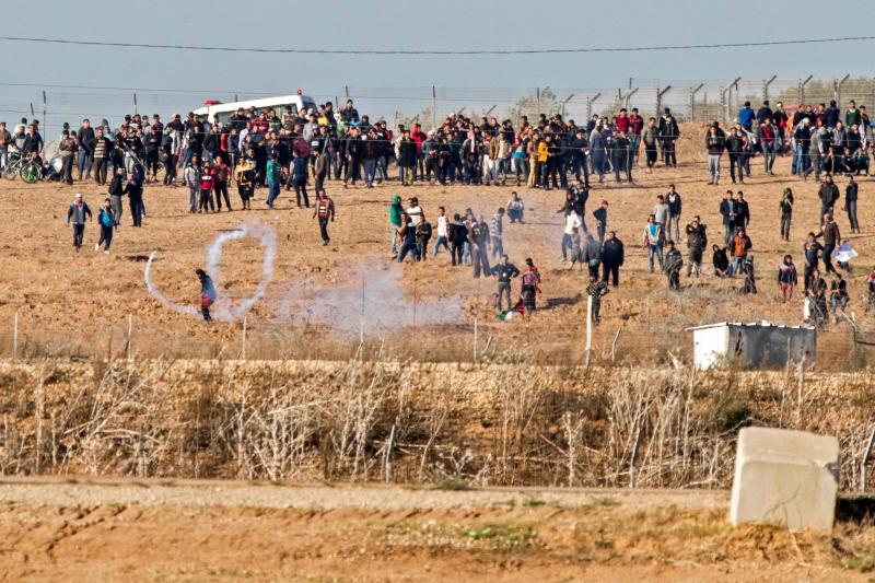 Miles de personas de Cisjordania y Gaza salen a protestar la decisión de Donald Trump de reconocer a Jerusalén como la capital israelí