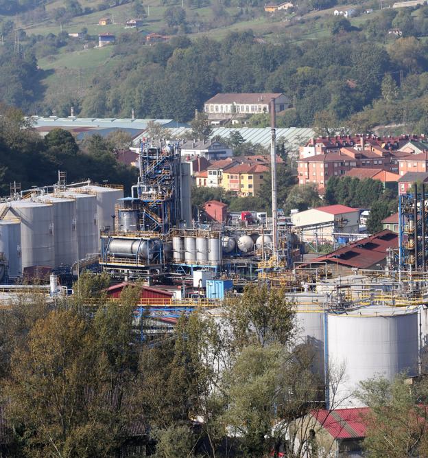 Una de las plantas industriales de Trubia. 