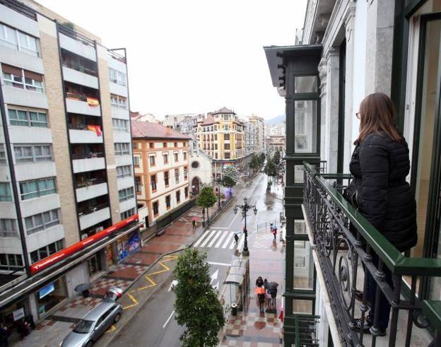 Las vistas desde la tercera planta de Uría, 58. 