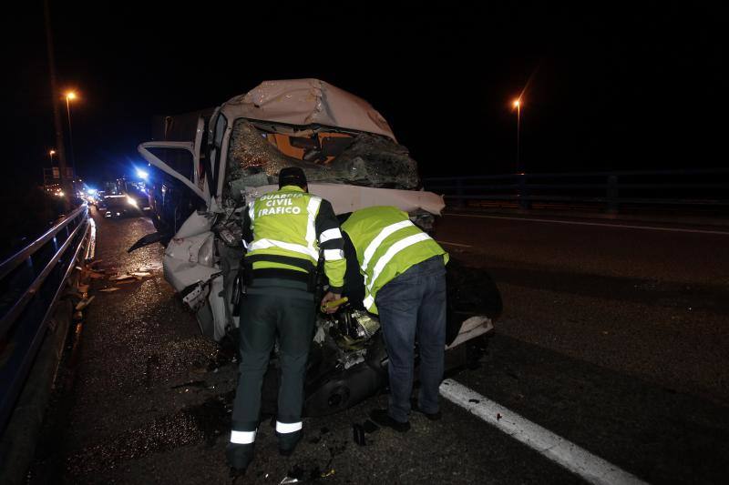 Grave accidente en Oviedo