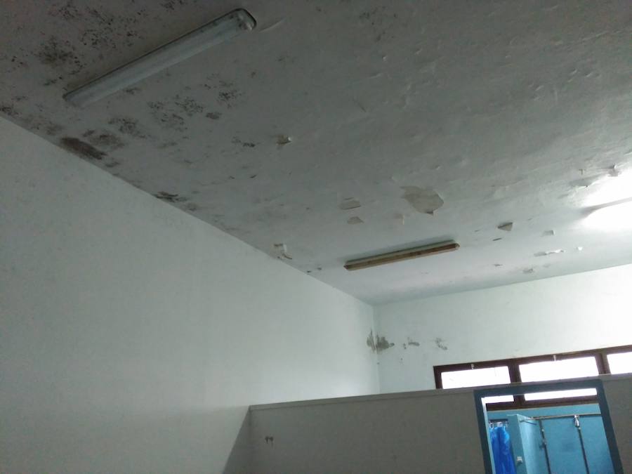 Desperfectos en el colegio de Trevías