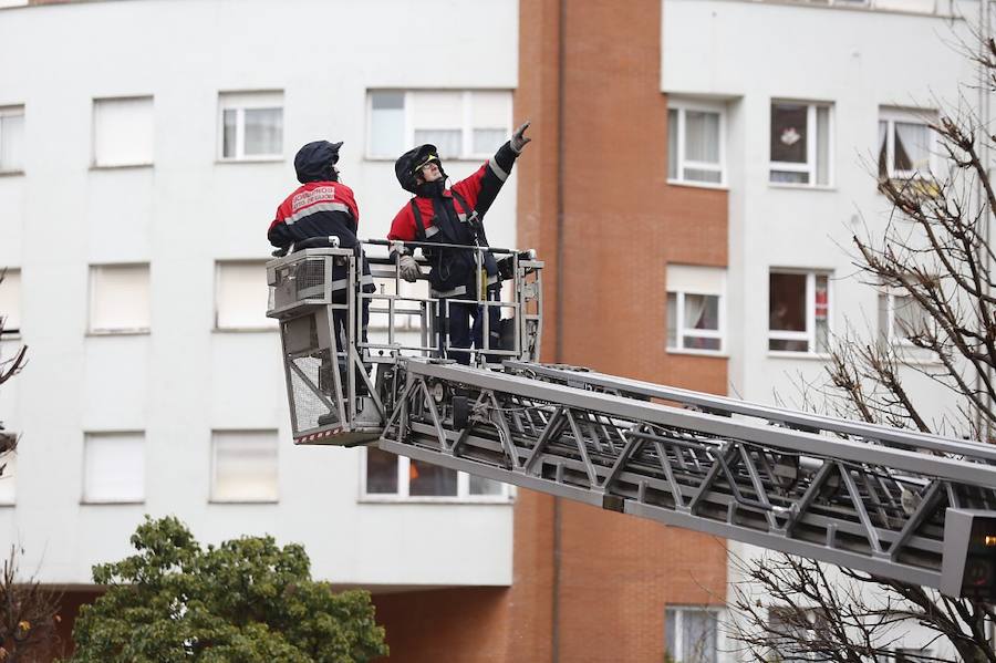 Bruno se deja sentir en Asturias