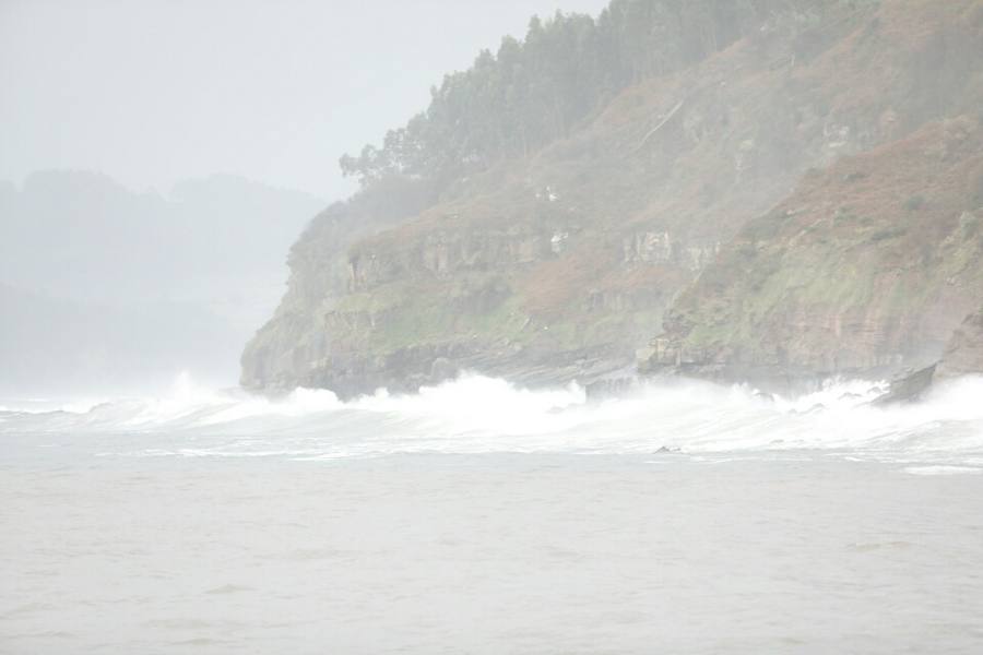 Bruno se deja sentir en Asturias