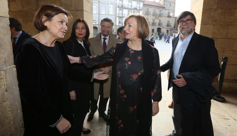 En el acto han participado Mariví Monteserín, Wenceslao López y Carmen Moriyón, así como el presidente de la FACC y los alcaldes de Illas, Corvera y Castrillón