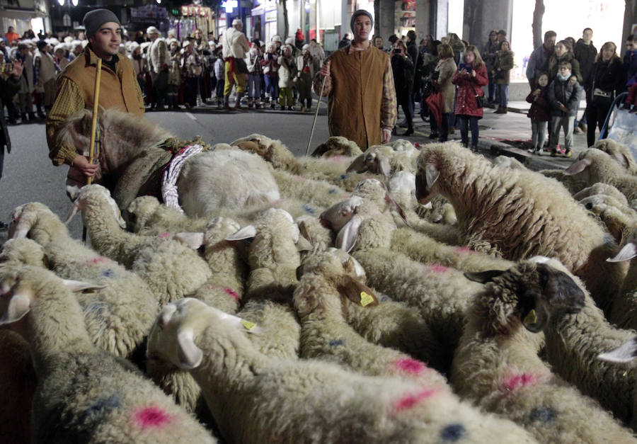 Mágico desfile de Sus Majestades por las calles de Oviedo