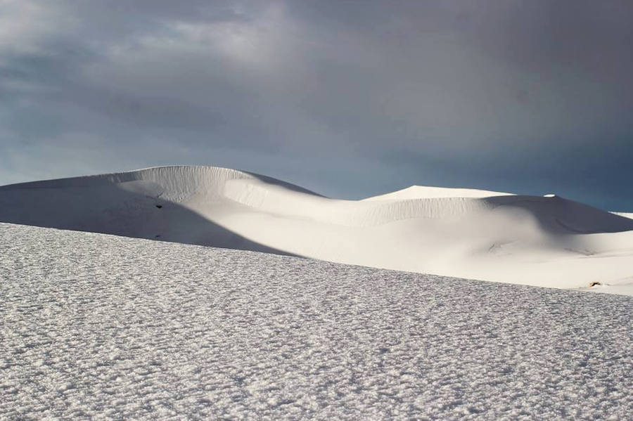 El Sáhara, nevado