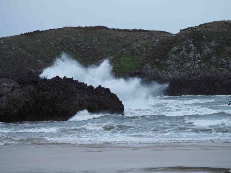Frío, viento y olas, para un nuevo temporal