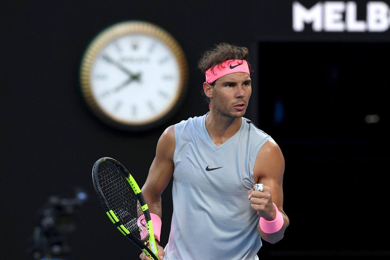 Las mejores imágenes del partido de cuartos de final del Abierto de Australia entre Rafa Nadal y Marin Cilic. 