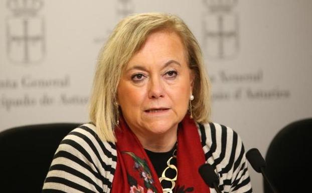 La presidenta del PP de Asturias, Mercedes Fernández.