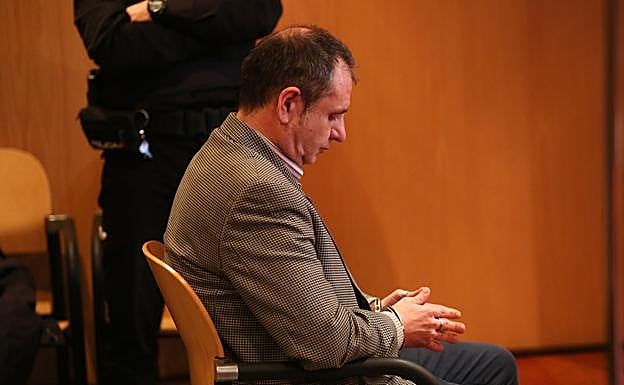Julio Pardo, durante el juicio por el asesinato de su mujer. 