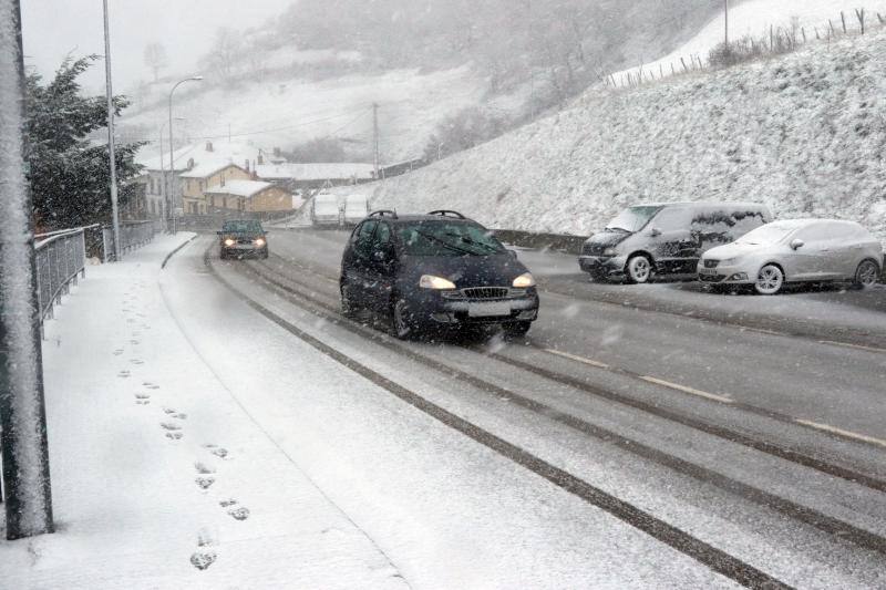 Las precipitaciones en forma de nieve llegarán a cotas de entre 400 y 600 metros