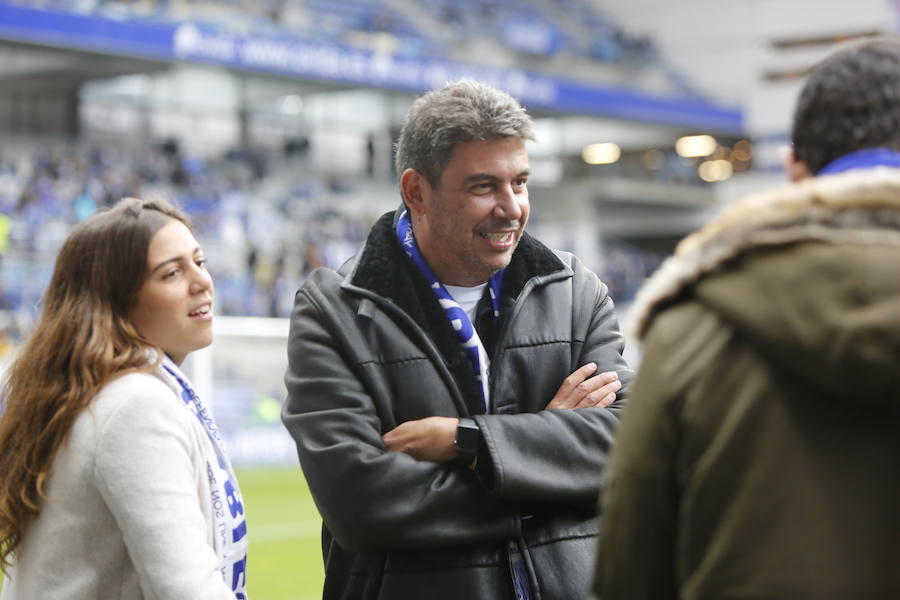 El ambiente previo al partido en el interior del Tariere