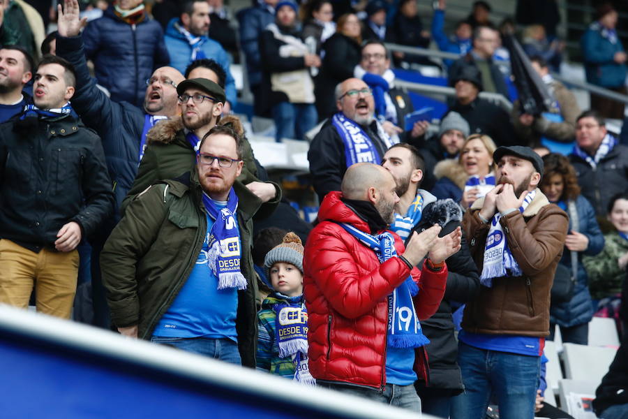 El ambiente previo al partido en el interior del Tariere