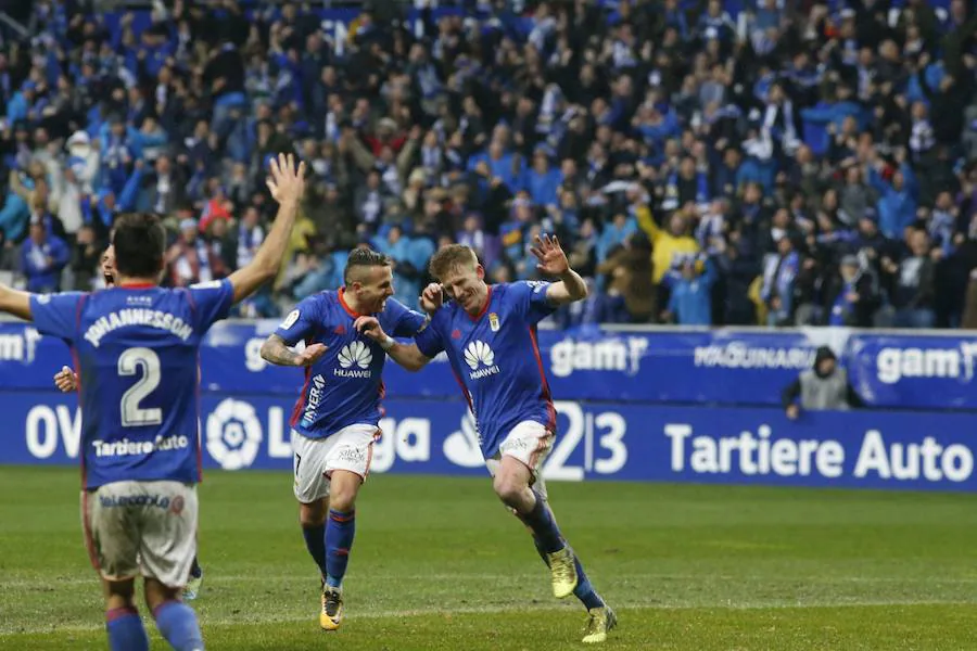 El Real Oviedo 2-1 Sporting, en imágenes