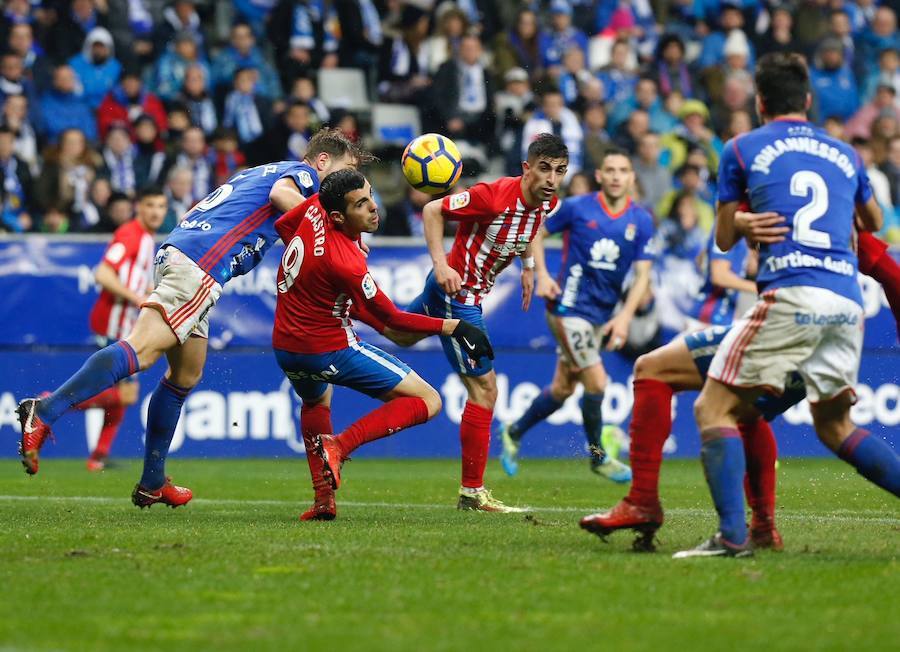 El Real Oviedo 2-1 Sporting, en imágenes