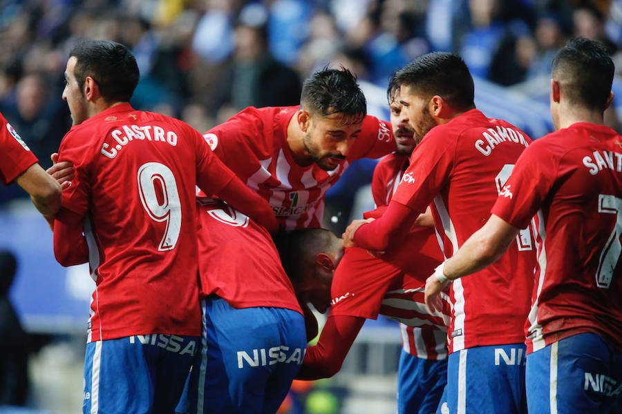 El Real Oviedo 2-1 Sporting, en imágenes