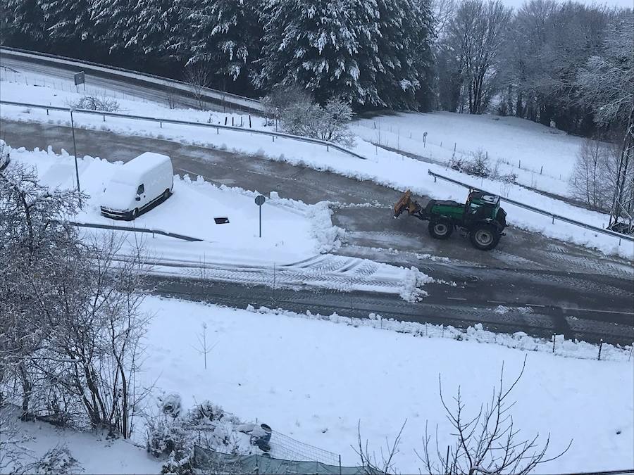 Nieve, frío y lluvia en Asturias