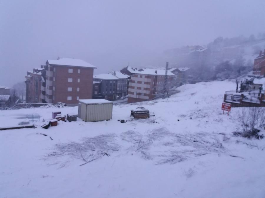 Nieve, frío y lluvia en Asturias