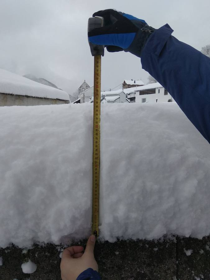 Nieve, frío y lluvia en Asturias